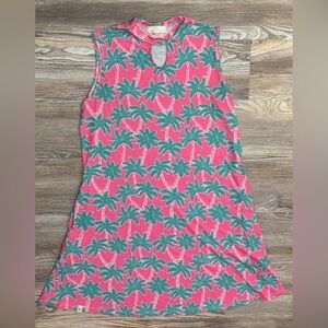 Simply Southern Palm Tree Dress - L